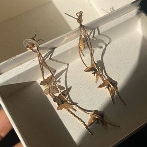 Urban outfitters butterfly earrings